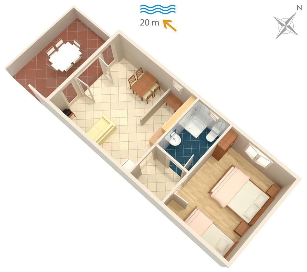 Apartments By The Sea Luka Dubrava, Peljesac - 284 Janjina Ngoại thất bức ảnh